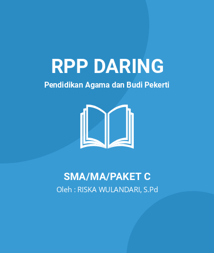 Unduh RPP DARING PAI KELAS XII SEMESTER 1 DAN 2 COVID - RPP Daring Pendidikan Agama Dan Budi Pekerti Kelas 12 SMA/MA/Paket C Tahun 2024 Oleh RISKA WULANDARI, S.Pd (#119672)