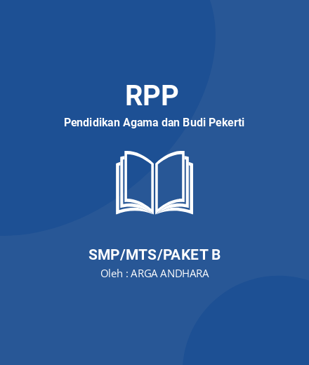Unduh RPP Daring PAI SMP/MTs Kelas 7 Semester 2 - RPP Pendidikan Agama Dan Budi Pekerti Kelas 7 SMP/MTS/Paket B Tahun 2024 Oleh ARGA ANDHARA (#121349)