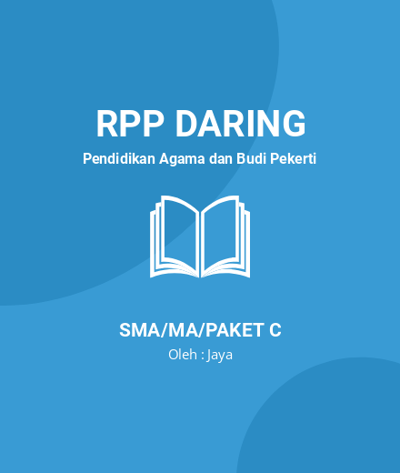 Unduh RPP Daring Pak & Bp SMA Kelas 10 - RPP Daring Pendidikan Agama Dan Budi Pekerti Kelas 10 SMA/MA/Paket C Tahun 2024 Oleh Jaya (#12883)