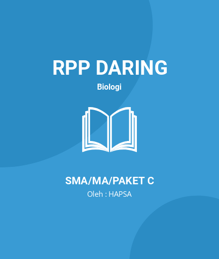 Unduh RPP Ekologi - RPP Daring Biologi Kelas 10 SMA/MA/Paket C Tahun 2024 Oleh HAPSA (#13869)