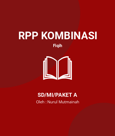 Unduh RPP Fikih Kelas 5 Semester 1 - RPP Kombinasi Fiqih Kelas 5 SD/MI/Paket A Tahun 2023 Oleh Nurul Mutmainah (#144255)