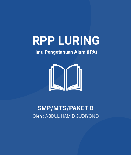 Unduh RPP GELOMBANG - RPP Luring Ilmu Pengetahuan Alam (IPA) Kelas 8 SMP/MTS/Paket B Tahun 2022 Oleh ABDUL HAMID SUDIYONO (#144926)