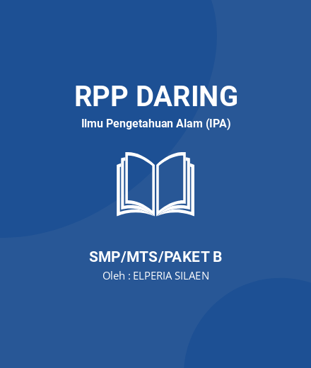 Unduh RPP GELOMBANG-BINTANG SIMANJUNTAK - RPP Daring Ilmu Pengetahuan Alam (IPA) Kelas 8 SMP/MTS/Paket B Tahun 2025 Oleh ELPERIA SILAEN (#144928)