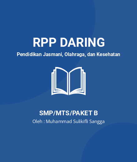 Unduh RPP GP PJOK KELAS VII (Kebugaran Jasmani) - RPP Daring Pendidikan Jasmani, Olahraga, Dan Kesehatan Kelas 7 SMP/MTS/Paket B Tahun 2024 Oleh Muhammad Sulikifli Sangga (#145490)