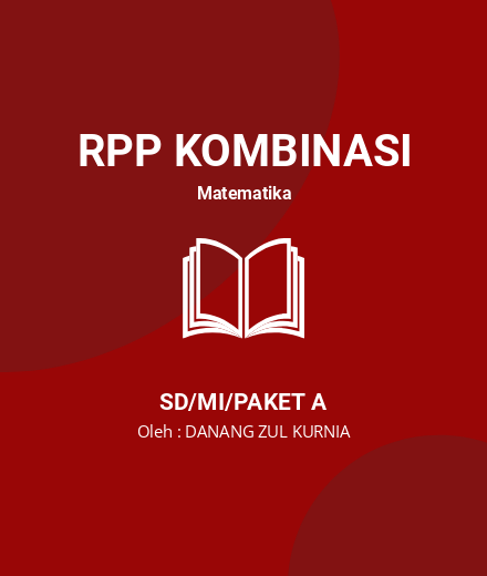 Unduh RPP INSPIRATIF - RPP Kombinasi Matematika Kelas 6 SD/MI/Paket A Tahun 2024 Oleh DANANG ZUL KURNIA (#147316)