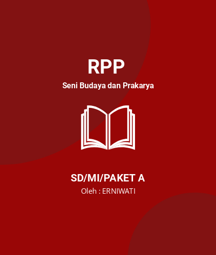 Unduh RPP Intergrasi Kompetensi Sosial Emosional (KSE) - RPP Seni Budaya Dan Prakarya Kelas 4 SD/MI/Paket A Tahun 2023 Oleh ERNIWATI (#147494)