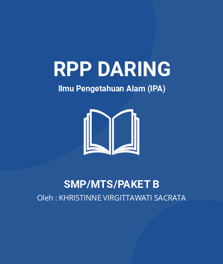 Unduh RPP IPA Besaran Dan Satuan - RPP Daring Ilmu Pengetahuan Alam (IPA) Kelas 7 SMP/MTS/Paket B Tahun 2025 oleh KHRISTINNE VIRGITTAWATI SACRATA (#147683)