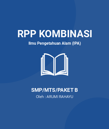 Unduh RPP IPA DARING DAN LURING - RPP Kombinasi Ilmu Pengetahuan Alam (IPA) Kelas 7 SMP/MTS/Paket B Tahun 2024 Oleh ARUMI RAHAYU (#147697)