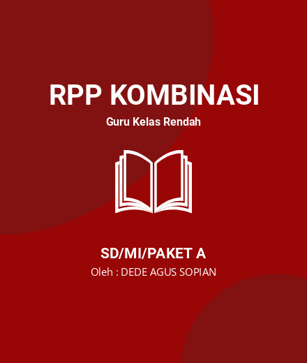 Unduh RPP Kelas 2 - RPP Kombinasi Guru Kelas Rendah Kelas 2 SD/MI/Paket A Tahun 2024 oleh DEDE AGUS SOPIAN (#150903)