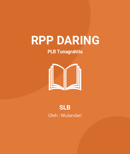 Unduh RPP Gara-gara Korona - RPP Daring PLB Tunagrahita SLB Tahun 2022 Oleh Wulandari (#15951)