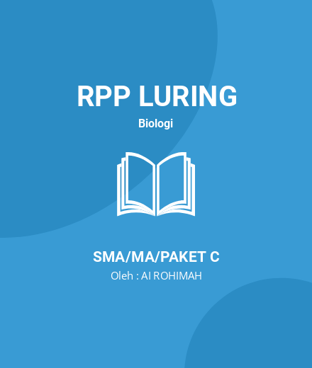 Unduh RPP 1lembar BIOLOGI X Perubahan Lingkungan By Araa - RPP Luring Biologi Kelas 10 SMA/MA/Paket C Tahun 2024 Oleh AI ROHIMAH (#159855)