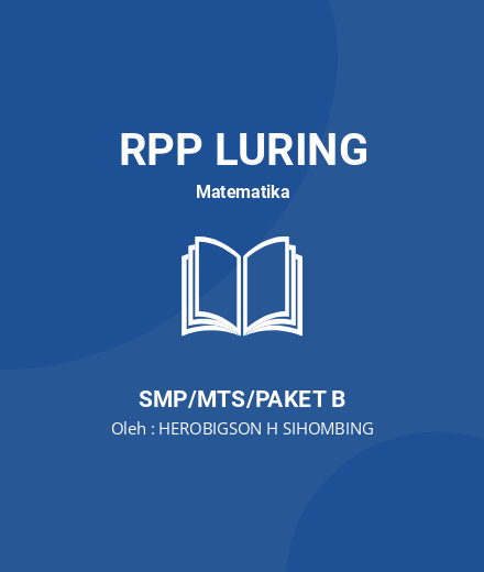 Unduh RPP . Keliling Dan Luas Persegi Panjang - RPP Luring Matematika Kelas 7 SMP/MTS/Paket B Tahun 2025 Oleh HEROBIGSON H SIHOMBING (#160151)