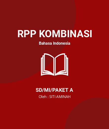 Unduh RPP LINGKUNGAN SEHAT - RPP Kombinasi Bahasa Indonesia Kelas 2 SD/MI/Paket A Tahun 2024 Oleh SITI AMINAH (#162150)