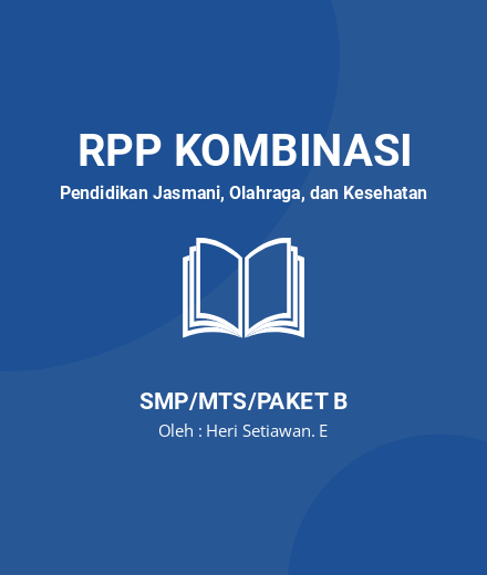 Unduh RPP Lompat Jauh - RPP Kombinasi Pendidikan Jasmani, Olahraga, Dan Kesehatan Kelas 9 SMP/MTS/Paket B Tahun 2022 Oleh Heri Setiawan. E (#162305)