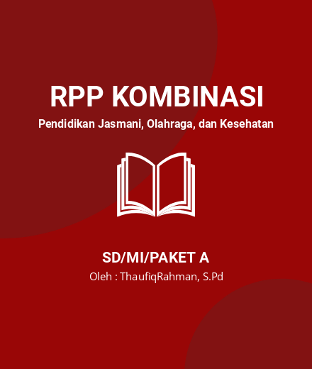 Unduh RPP Gerak Lokomotor - RPP Kombinasi Pendidikan Jasmani, Olahraga, Dan Kesehatan Kelas 2 SD/MI/Paket A Tahun 2024 Oleh ThaufiqRahman, S.Pd (#16240)