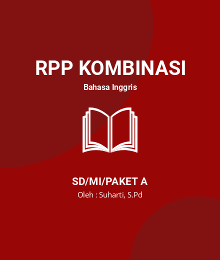 Unduh RPP LURING BHS INGGRIS SD/MI KLS 6 SEMESTER 1-2 - RPP Kombinasi Bahasa Inggris Kelas 6 SD/MI/Paket A Tahun 2024 Oleh Suharti, S.Pd (#166313)