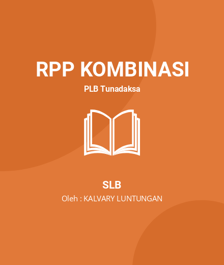 Unduh RPP Hidup Bersih Dan Sehat - RPP Kombinasi PLB Tunadaksa SLB Tahun 2023 Oleh KALVARY LUNTUNGAN (#17485)