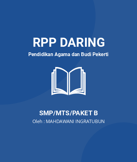 Unduh RPP PAI KELAS VII-SMP N 3 DULLAH - RPP Daring Pendidikan Agama dan Budi Pekerti Kelas 7 SMP/MTS/Paket B Tahun 2025 oleh MAHDAWANI INGRATUBUN (#184663)