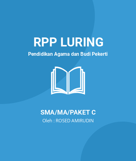 Unduh RPP PAI Kelas XI Ganjil Bab 6 - RPP Luring Pendidikan Agama dan Budi Pekerti Kelas 11 SMA/MA/Paket C Tahun 2024 oleh ROSED AMIRUDIN (#184677)