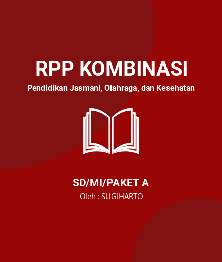 Unduh RPP Pencak Silat - RPP Kombinasi Pendidikan Jasmani, Olahraga, Dan Kesehatan Kelas 5 SD/MI/Paket A Tahun 2024 Oleh SUGIHARTO (#185796)