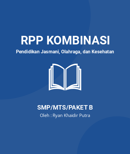 Unduh RPP SEPAK BOLA - RPP Kombinasi Pendidikan Jasmani, Olahraga, Dan Kesehatan Kelas 7 SMP/MTS/Paket B Tahun 2024 Oleh Ryan Khaidir Putra (#193447)