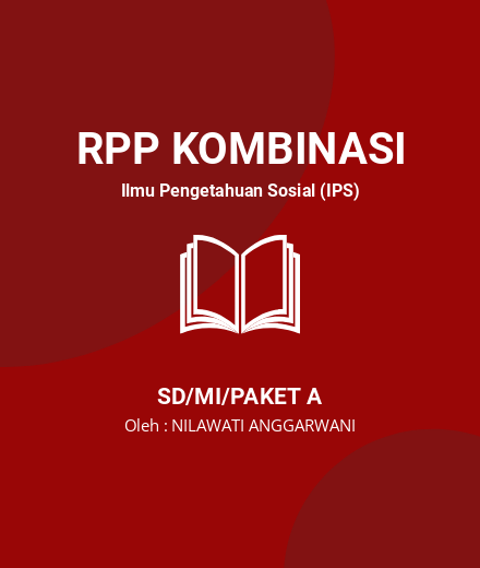 Unduh RPP Tematik Muatan IPS - RPP Kombinasi Ilmu Pengetahuan Sosial (IPS) Kelas 4 SD/MI/Paket A Tahun 2023 Oleh NILAWATI ANGGARWANI (#205148)