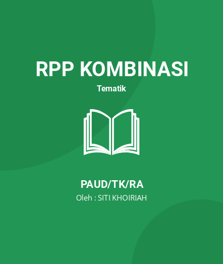 Unduh RPPH Daring Nama Tempat Ibadah - RPP Kombinasi Tematik PAUD/TK/RA Tahun 2025 Oleh SITI KHOIRIAH (#208959)