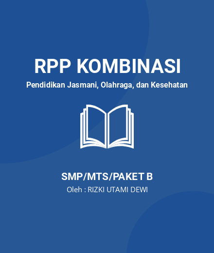 Unduh RPP Senam Irama - RPP Kombinasi Pendidikan Jasmani, Olahraga, Dan Kesehatan Kelas 7 SMP/MTS/Paket B Tahun 2024 Oleh RIZKI UTAMI DEWI (#212689)