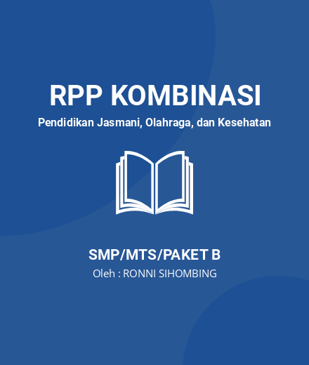 Unduh RPP SENAM LANTAI - RPP Kombinasi Pendidikan Jasmani, Olahraga, Dan Kesehatan Kelas 8 SMP/MTS/Paket B Tahun 2024 Oleh RONNI SIHOMBING (#212703)