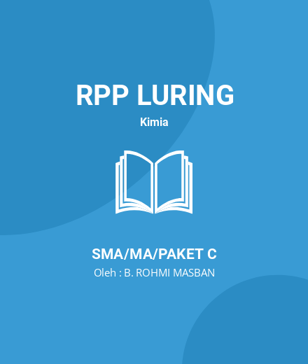 Unduh RPP Senyawa Hidrokarbon - RPP Luring Kimia Kelas 11 SMA/MA/Paket C Tahun 2024 oleh B. ROHMI MASBAN (#212893)