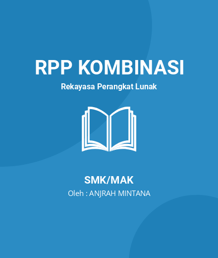 Unduh RPP Sistem Bilangan - RPP Kombinasi Rekayasa Perangkat Lunak Kelas 10 SMK/MAK Tahun 2024 Oleh ANJRAH MINTANA (#214165)