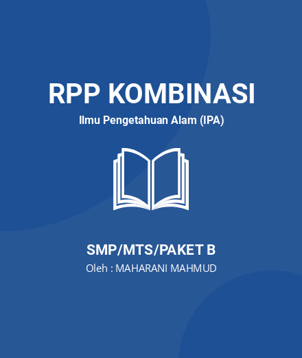Unduh RPP Sistem Pernapasan Pada Manusia - RPP Kombinasi Ilmu Pengetahuan Alam (IPA) Kelas 8 SMP/MTS/Paket B Tahun 2024 Oleh MAHARANI MAHMUD (#214507)