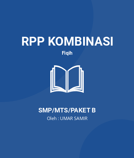 Unduh RPP Ta’awun Dalam Islam - RPP Kombinasi Fiqih Kelas 7 SMP/MTS/Paket B Tahun 2024 Oleh UMAR SAMIR (#216412)