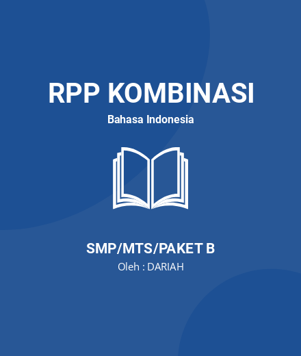 Unduh RPP Teks Diskusi - RPP Kombinasi Bahasa Indonesia Kelas 9 SMP/MTS/Paket B Tahun 2024 Oleh DARIAH (#218304)