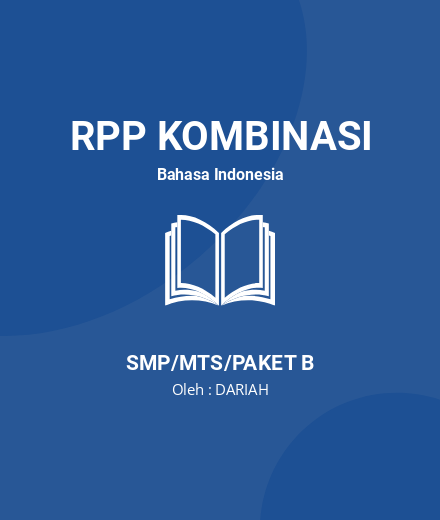 Unduh RPP Teks Diskusi - RPP Kombinasi Bahasa Indonesia Kelas 9 SMP/MTS/Paket B Tahun 2024 oleh DARIAH (#218304)