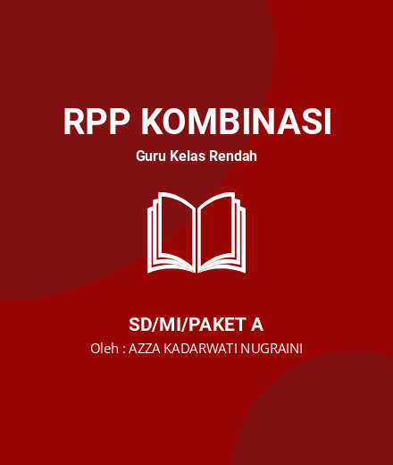 Unduh RPP TEMA 4 KEWAJIBAN DAN HAKKU SUBTEMA 1 - RPP Kombinasi Guru Kelas Rendah Kelas 3 SD/MI/Paket A Tahun 2024 oleh AZZA KADARWATI NUGRAINI (#220010)