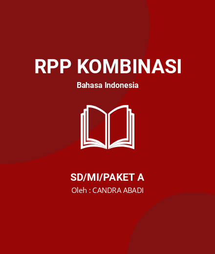 Unduh RPP Bahasa Indonesia Kelas 5 – Iklan - RPP Kombinasi Bahasa Indonesia Kelas 5 SD/MI/Paket A Tahun 2024 Oleh CANDRA ABADI (#235730)