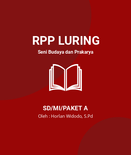 Unduh RPP MERDEKA SENI RUPA KELAS 1 - RPP Luring Seni Budaya Dan Prakarya Kelas 1 SD/MI/Paket A Tahun 2024 Oleh Horlan Widodo, S.Pd (#264900)