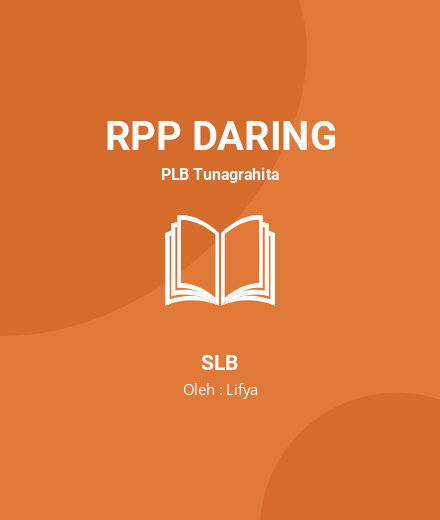 Unduh RPP Memasang Tali Sepatu - RPP Daring PLB Tunagrahita SLB Tahun 2023 Oleh Lifya (#34110)