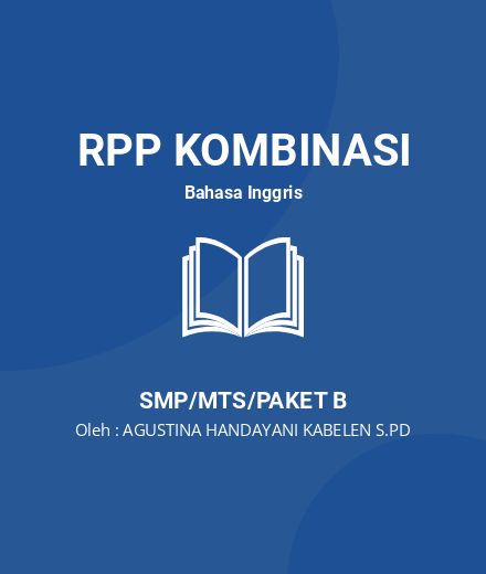 Unduh RPP Menulis Teks Deskripsi - RPP Kombinasi Bahasa Inggris Kelas 7 SMP/MTS/Paket B Tahun 2024 Oleh AGUSTINA HANDAYANI KABELEN S.PD (#37619)