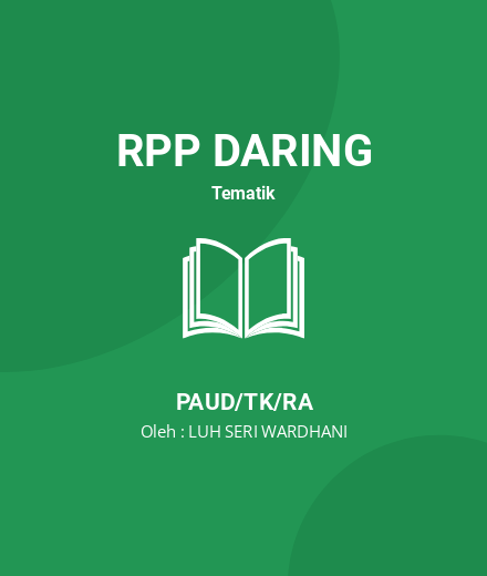 Unduh RPP Merawat Tanaman Hias - RPP Daring Tematik PAUD/TK/RA Tahun 2025 oleh LUH SERI WARDHANI (#38053)