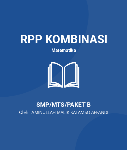 Unduh RPP Perbandingan (1) - RPP Kombinasi Matematika Kelas 7 SMP/MTS/Paket B Tahun 2024 Oleh AMINULLAH MALIK KATAMSO AFFANDI (#44640)