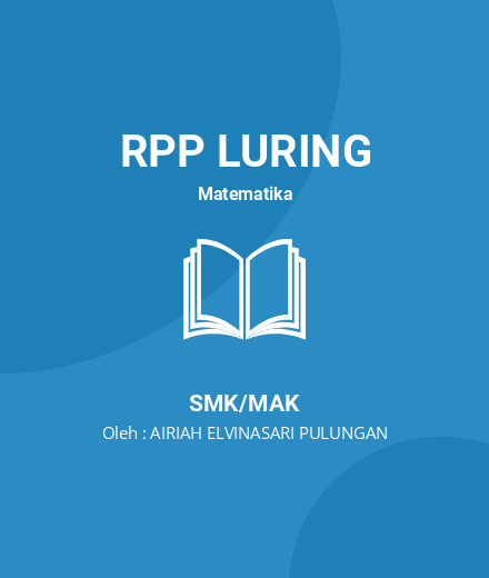 Unduh RPP Perbandingan Trigonometri Pada Segitiga Siku-siku - RPP Luring Matematika Kelas 10 SMK/MAK Tahun 2024 oleh AIRIAH ELVINASARI PULUNGAN (#44688)