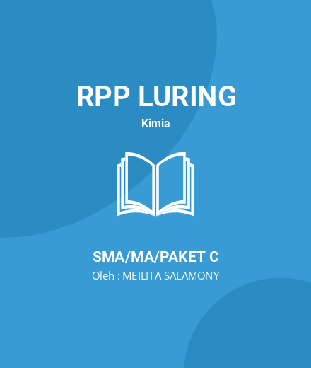 Unduh RPP PH Larutan Penyangga - RPP Luring Kimia Kelas 11 SMA/MA/Paket C Tahun 2024 Oleh MEILITA SALAMONY (#45038)