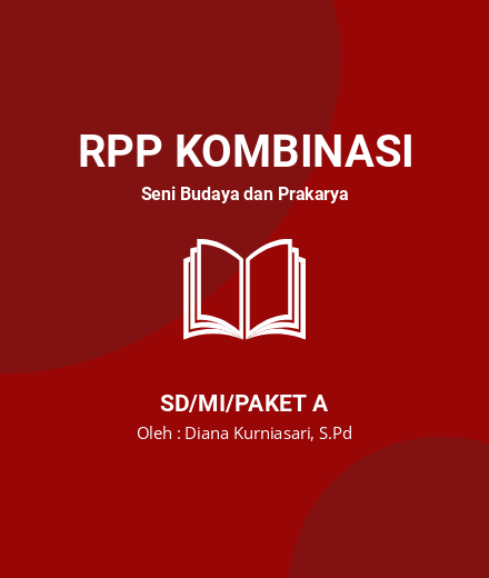 Unduh RPP Rencana Pembelajaran Kelas 2 Tema 4 - RPP Kombinasi Seni Budaya Dan Prakarya Kelas 2 SD/MI/Paket A Tahun 2023 Oleh Diana Kurniasari, S.Pd (#56867)