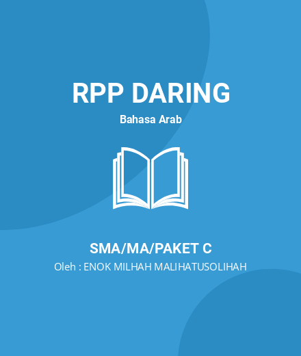 Unduh RPP Bahasa Arab Kelas XI MA التسوق - RPP Daring Bahasa Arab Kelas 11 SMA/MA/Paket C Tahun 2024 Oleh ENOK MILHAH MALIHATUSOLIHAH (#66405)
