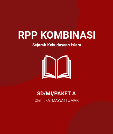 Unduh RPP Biografi Sunan Ampel - RPP Kombinasi Sejarah Kebudayaan Islam Kelas 6 SD/MI/Paket A Tahun 2023 Oleh FATMAWATI UMAR (#8108)
