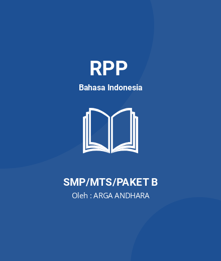 Unduh RPP Daring BHS INDONESIA SMP Kelas 7 Semester 2 - RPP Bahasa Indonesia Kelas 7 SMP/MTS/Paket B Tahun 2024 Oleh ARGA ANDHARA (#87326)