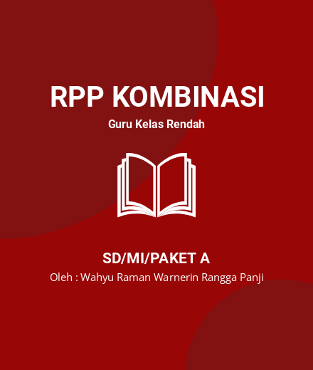Unduh RPP CUACA - RPP Kombinasi Guru Kelas Rendah Kelas 3 SD/MI/Paket A Tahun 2024 Oleh Wahyu Raman Warnerin Rangga Panji (#9648)